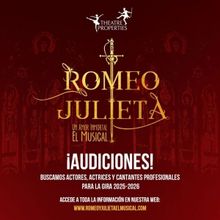 CASTING CALL: ROMEO Y JULIETA, UN AMOR INMORTAL, busca su reparto
