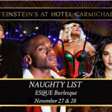 ESQUE BURLESQUE: NAUGHTY LIST to Open at Feinstein's