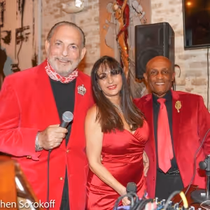 Photos: Maycol and Lilian With Perrin Blank at Cafe Centro