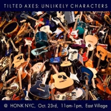 Tilted Axes: Music for Mobile Electric Guitars to Present UNLIKELY CHARACTERS