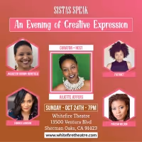 SISTAS SPEAK: AN EVENING OF CREATIVE EXPRESSION to be Presented as Part of Whitefire…