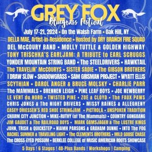 Grey Fox Bluegrass Festival Expands 2024 Lineup