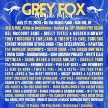Grey Fox Bluegrass Festival Expands 2024 Lineup