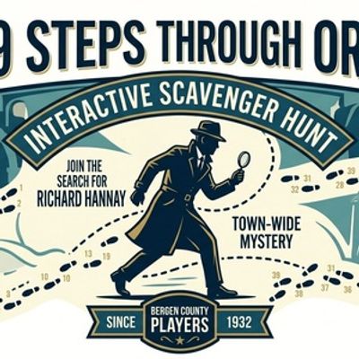 Bergen County Players to Launch Interactive Scavenger Hunt To Win Free Tickets to THE 39 STEPS