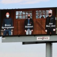 PHOTO: Bruce Springsteen, Jon Bon Jovi and Jon Stewart Encourage People of New…