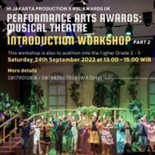 Hi Jakarta Production Announces Performance Arts Awards Introduction Workshop Musical