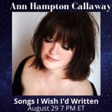 Ann Hampton Callaway to Present Live Stream This Sunday