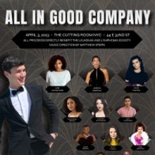 Jess Darrow, Sojourner Brown & More to Join Rob Morean for ALL IN GOOD COMPANY at Th