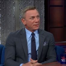 VIDEO: Daniel Craig Talks Kissing Rami Malek on THE LATE SHOW WITH STEPHEN COLBERT