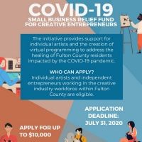 Fulton County Arts & Culture Announces Second Round Of COVID-19 Relief Funding For…