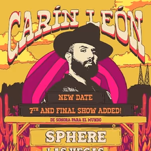 Carín León Sets Seventh and Final Date of His Sphere Run