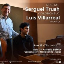 Realizarán Concierto Y Clase Magistral De Violonchelo En El Conservatorio Nacional D