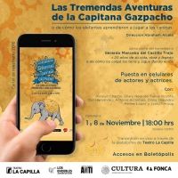 LAS TREMENDAS AVENTURAS DE LA CAPITANA GAZPACHO regresan este 1 y 8 de noviembre