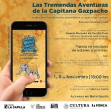 LAS TREMENDAS AVENTURAS DE LA CAPITANA GAZPACHO regresan este 1 y 8 de noviembre