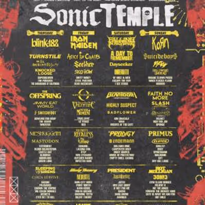 Sonic Temple Festival to Announce Nearly 150-Artist Rock Lineup