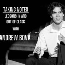 Andrew Bova to Present TAKING NOTES: LESSONS IN AND OUT OF CLASS at The Green Room 42