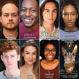 Cast Set For Northeast Regional Tour Of Shakespeare & Company's A MIDSUMMER NIGHT'S…