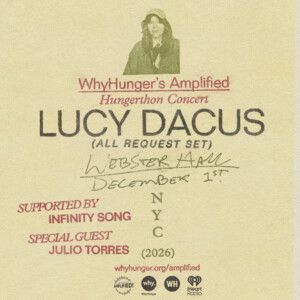 Lucy Dacus, Kalen Allen to Rally Against Hunger in NY