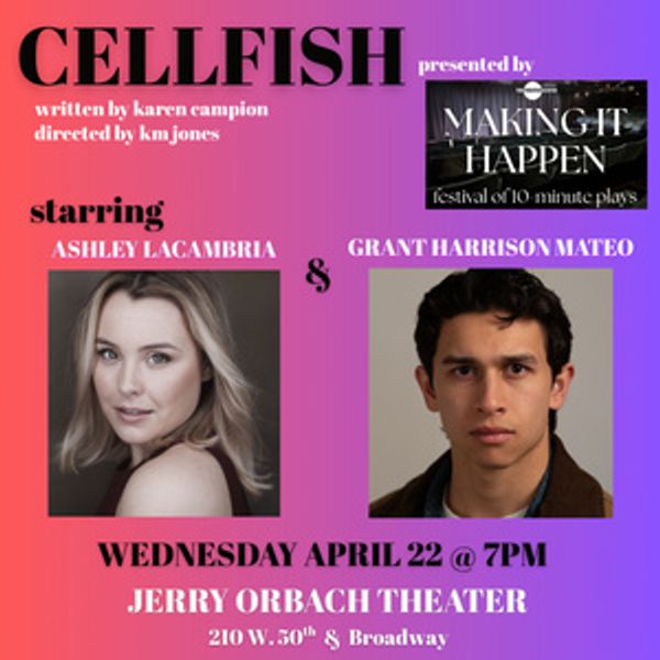 CELLFISH Selected For Inaugural Festival At Jerry Orbach Theater Photo