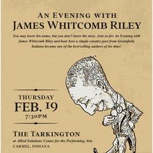 Actors Theatre of Indiana to Present AN EVENING WITH JAMES WHITCOMB RILEY