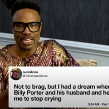 VIDEO: Billy Porter Shares Tweet Dreams on THE LATE LATE SHOW