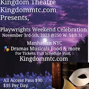 Kingdom Theatre Announces Upcoming Playwrights Weekend