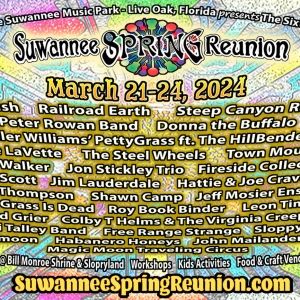 Suwannee Spring Reunion Lineup Sets Sam Bush, Steep Canyon Rangers, Peter Rowan…