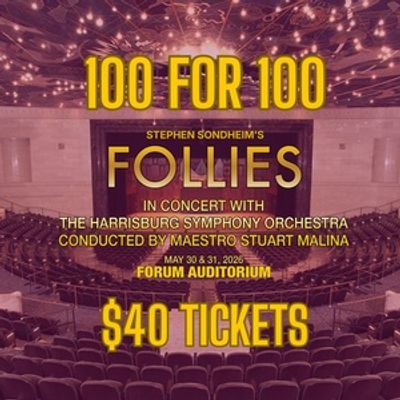 Theatre Harrisburg To Celebrate 100th Anniversary With FOLLIES In Concert and Centennial Gala