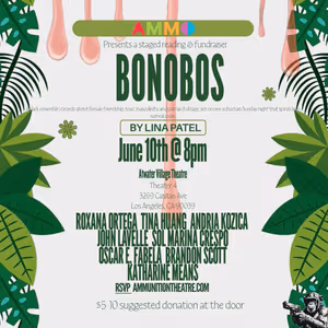 BONOBOS to Receive Staged Reading with Ammunition Theatre Company in LA