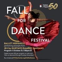 Ballet Hispánico To Perform In New York City Center's Digital Fall For Dance…