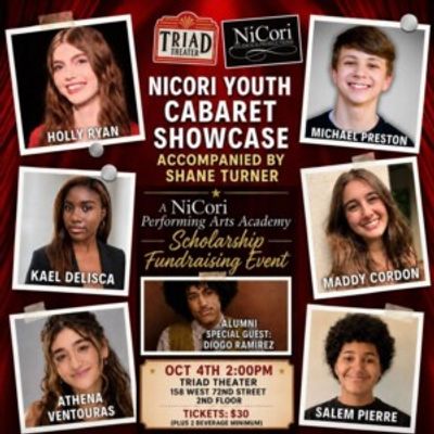 NiCori Youth Cabaret Showcase to Benefit Academy Scholarships