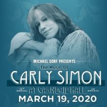 The Music of Carly Simon Announces Initial Lineup