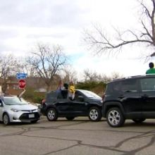 VIDEO: Theater Director Kella Manfredi is Paying Drive By Visits to Her Students Whil