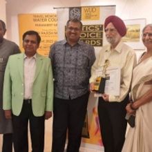 World University Of Design Presented 2022 Critics' Choice Award to Prof. Paramjeet Si