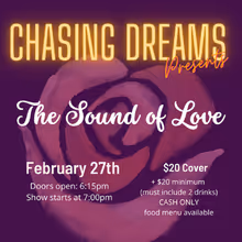 Chasing Dreams Returns To Don’t Tell Mama With THE SOUND OF LOVE