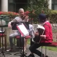 VIDEO: Vancouver Musicians Perform Outside For Care Home Residents