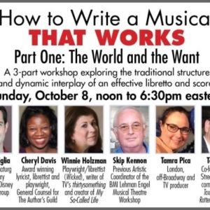 Theater Resources Unlimited And CreateTheater.com Welcome WICKED Scribe Winnie…
