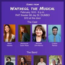 ORDER UP- THE SONGS OF WAITRESS Comes To The RAT On February 18