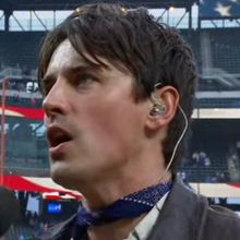 Video: Reeve Carney Sings the National Anthem for the New York Mets