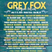Grey Fox Bluegrass Festival Shares 2024 Stage Schedules