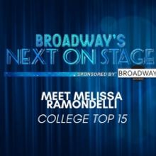 Meet the Next on Stage Top 15 Contestants - Melissa Ramondelli