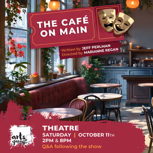 Arts Garage to Launch 2025–26 Theatre Season With THE CAFÉ ON MAIN October 11