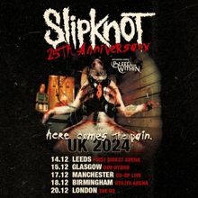 Slipknot Announce 2024 Headline Tour Across the UK & Europe