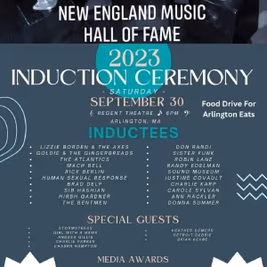New England Music Hall Of Fame 2023 Induction to Take Place in September