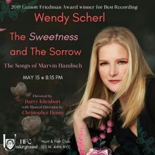Wendy Scherl to Sing Marvin Hamlisch At Hunt & Fish Club's HFC Underground
