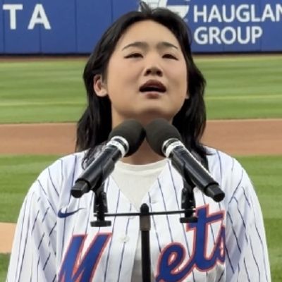 Video: Helen J. Shen Performs National Anthem at Mets Game