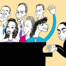 Ken Fallin Draws the Stage - CHEEK TO CHEEK