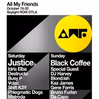 ALL MY FRIENDS Music Festival Announces JUSTICE, Black Coffee, Idris Elba and More
