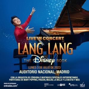 Lang Lang presenta THE DISNEY BOOK en el Auditorio Nacional de Madrid