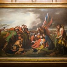 U-M Clements Library Celebrates The Death of General Wolfe Painting by Benjamin West